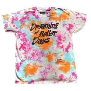 Angles Space Dreaming of Better Days Graphic Tee Tie-dye